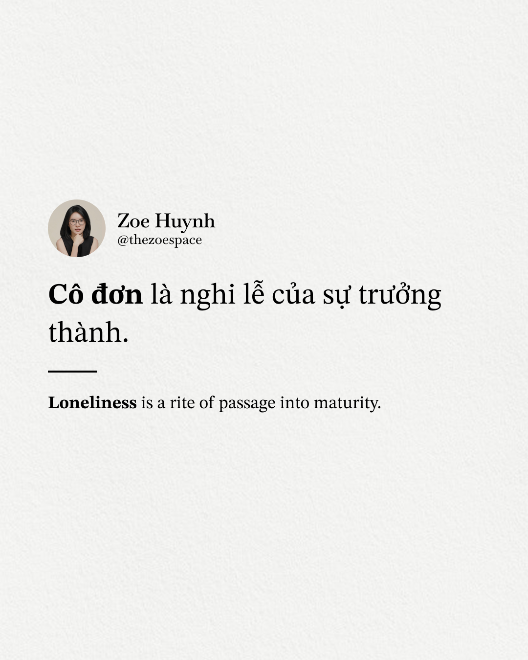 Hành trình tự cứu mình.